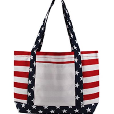 Patriotic Beach Tote Bag Thumbnail