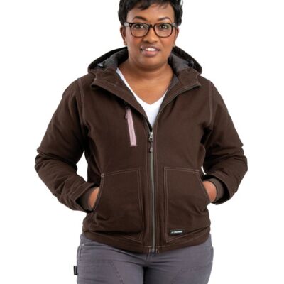 Ladies' Softstone Modern Full-Zip Hooded Jacket Thumbnail