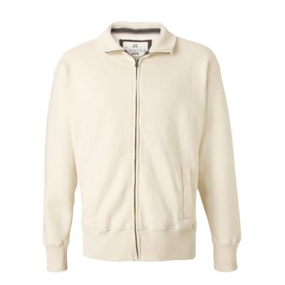 Unisex Vintage Solid Fleece Jacket Thumbnail