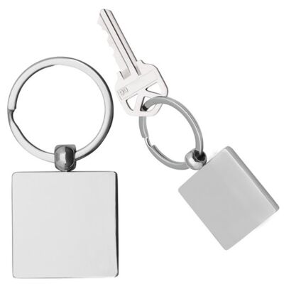 Square Metal Keychain Thumbnail