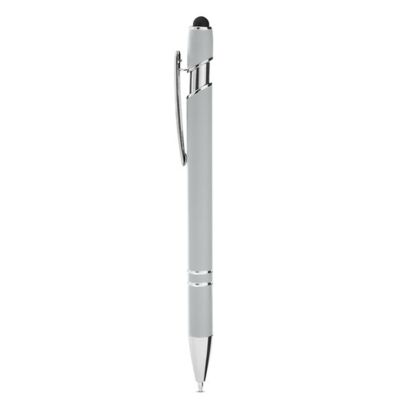 Rubberized Aluminum Click Stylus Pen Thumbnail