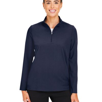 CrownLux Performance® Ladies' Windsor Welded Quarter-Zip Thumbnail