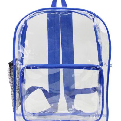 Large 17" Heavy Duty Clear Backpack Thumbnail
