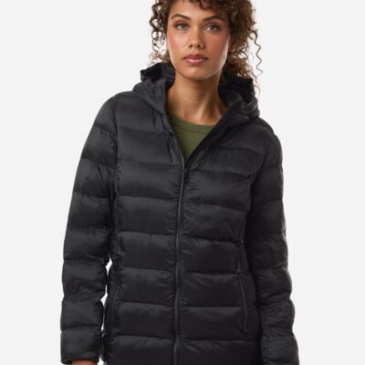 Women's Lightweight Poly-filled Hooded Puffer Jacket Thumbnail