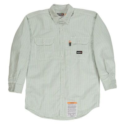 Men's Flame-Resistant Down Plaid Work Shirt Thumbnail