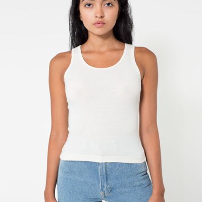 3308ORG Organic 2x1 Rib Boy Beater Tank Thumbnail