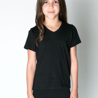 2156 Toddler Fine Jersey V-Neck T-Shirt Thumbnail