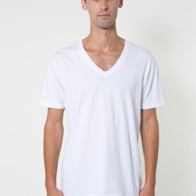 2456 Fine Jersey S/S V-Neck T-Shirt Thumbnail
