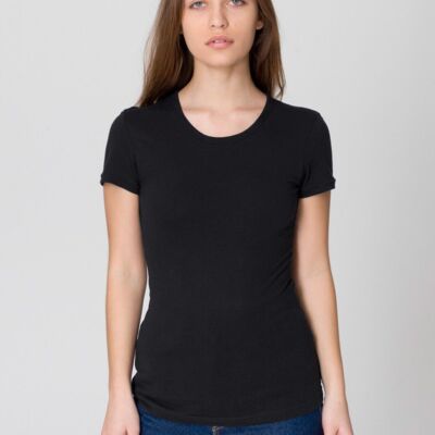 6321 Sheer Jersey Cap Sleeve T-Shirt Thumbnail