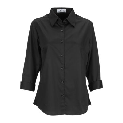 Women's Easy-Care Solid Textured Shirt Thumbnail