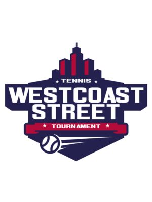 West coast Street Tennis logo template