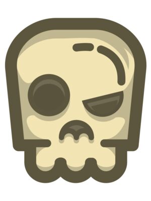 Elements Skulls logo template 131