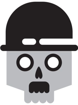 Elements Skulls logo template 182