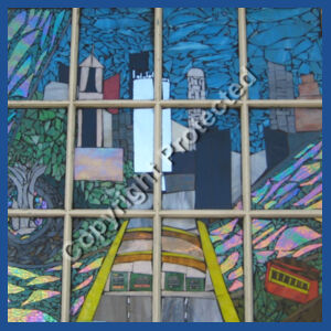 DJ0008 - View From The Tunnel - Softstyle V-Neck T-Shirt Design