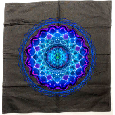 TRI0010 - Waterprint/Flower of Life - CottonNapkin20x20 Thumbnail