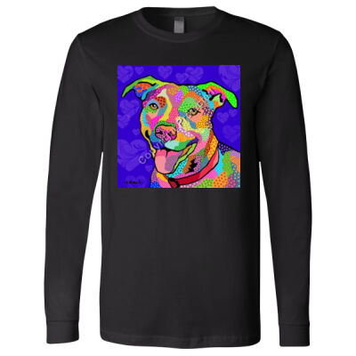 DJ0021 - Pittie Nova - Long Sleeve Jersey Tee Thumbnail