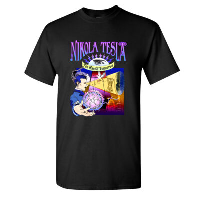TRI0044 - Tesla T-Shirt - Heavy Cotton™ T-Shirt Thumbnail