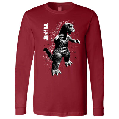 TRI0046 - Godzilla - Long Sleeve Jersey Tee Thumbnail