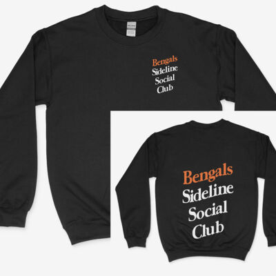 Bengals Sideline Social Club - Heavy Blend™ Crewneck Sweatshirt Thumbnail