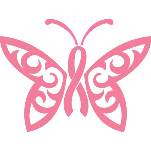 Butterfly cancer ribbon Thumbnail