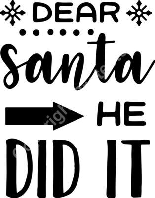 Dear Santa he did it