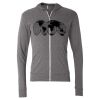 Triblend Lightweight Full-Zip Hooded Long Sleeve Tee Thumbnail