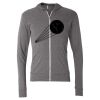 Triblend Lightweight Full-Zip Hooded Long Sleeve Tee Thumbnail