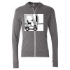 Triblend Lightweight Full-Zip Hooded Long Sleeve Tee Thumbnail