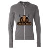 Triblend Lightweight Full-Zip Hooded Long Sleeve Tee Thumbnail