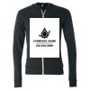 Triblend Lightweight Full-Zip Hooded Long Sleeve Tee Thumbnail