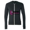 Triblend Lightweight Full-Zip Hooded Long Sleeve Tee Thumbnail
