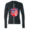 Triblend Lightweight Full-Zip Hooded Long Sleeve Tee Thumbnail