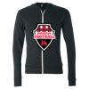 Triblend Lightweight Full-Zip Hooded Long Sleeve Tee Thumbnail