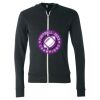 Triblend Lightweight Full-Zip Hooded Long Sleeve Tee Thumbnail