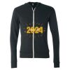 Triblend Lightweight Full-Zip Hooded Long Sleeve Tee Thumbnail