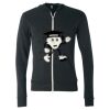 Triblend Lightweight Full-Zip Hooded Long Sleeve Tee Thumbnail