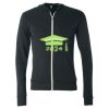 Triblend Lightweight Full-Zip Hooded Long Sleeve Tee Thumbnail