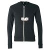 Triblend Lightweight Full-Zip Hooded Long Sleeve Tee Thumbnail