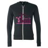 Triblend Lightweight Full-Zip Hooded Long Sleeve Tee Thumbnail