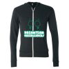 Triblend Lightweight Full-Zip Hooded Long Sleeve Tee Thumbnail