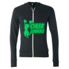 Triblend Lightweight Full-Zip Hooded Long Sleeve Tee Thumbnail
