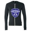 Triblend Lightweight Full-Zip Hooded Long Sleeve Tee Thumbnail