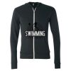 Triblend Lightweight Full-Zip Hooded Long Sleeve Tee Thumbnail