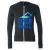 Triblend Lightweight Full-Zip Hooded Long Sleeve Tee Thumbnail