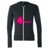 Triblend Lightweight Full-Zip Hooded Long Sleeve Tee Thumbnail