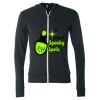 Triblend Lightweight Full-Zip Hooded Long Sleeve Tee Thumbnail