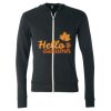 Triblend Lightweight Full-Zip Hooded Long Sleeve Tee Thumbnail