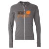 Triblend Lightweight Full-Zip Hooded Long Sleeve Tee Thumbnail