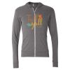 Triblend Lightweight Full-Zip Hooded Long Sleeve Tee Thumbnail