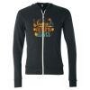 Triblend Lightweight Full-Zip Hooded Long Sleeve Tee Thumbnail